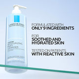 La Roche-Posay Toleriane Moisturizing Milky Cleanser, Gentle Face Cleanser with Glycerin for Dry, Sensitive & Allergy-Prone Skin, Face Wash for Hydration, Makeup Remover Cleanser, 13.5fl oz
