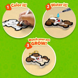 Skillmatics Aqua CWffs - 3D Art Kit, Animals, Mess-Free Paint by Number Craft for Kids, DIY Color & Inflate Activity, Travel & Creative Gift for Girls & Boys Ages 4, 5, 6, 7, 8, 9, 10
