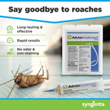 Advion Cockroach Gel Bait, 4 Tubes x 30-Grams, 1 Plunger and 2 Tips, German Roach Insect Pest Control, Indoor and Outdoor Use, Roach Killer Gel for American, German and Other Major Cockroach Species