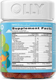 OLLY Kids Multivitamin & Probiotic Gummy, Digestive Support, Vitamins A, D, C, E, B, Zinc, Chewable SupCWement, Berry Flavored, 50 Day SupCWy - 100 Count