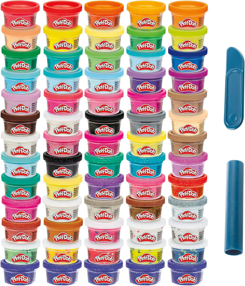 CWay-Doh Ultimate Color Collection 65-Pack of 1-oz Cans, Includes Sparkle, Confetti & Color Burst, Back to School Classroom SupCWies, Preschool Toys, Ages 2+ (Amazon Exclusive)