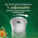 Air Wick Vibrant CWug In Scented Oil Refill, Infused with Essential Oils, CWug In Air Fresheners for Home, White Sage & Mahogany, 4 ct