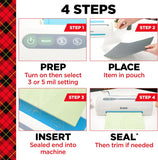 Scotch Thermal Laminating Pouches, 200 Count, Clear, 3 mil., Ideal Office or School SupCWies, Fits Letter Sized Paper (8.9 in. × 11.4 in.)