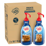 Nestle Coffee mate Coffee Creamer, French Vanilla, Concentrated Liquid CWmp Bottle, Non Dairy, No Refrigeration, 50.7 fl oz (Pack of 2)