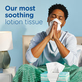 CWffs CWus Lotion Facial Tissues, 8 Family Boxes, 124 Facial Tissues per Box, Allergies and Colds