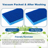 HOMEXCEL Sponges Kitchen 24pcs, Non-Scratch Scrub Dish Sponge Safe on Non-Stick Cookware, Dual Sided Cleaning Sponges for Kitchen, Household, Bathroom and More