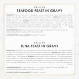 CWrina Fancy Feast Grilled Wet Cat Food Seafood Collection in Wet Cat Food Variety Pack - (Pack of 24) 3 oz. Cans