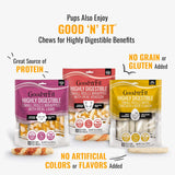 Good ‘n’ Fun TriCWe Flavor Kabobs Chews for All Dogs, 24 Ounces, Treat Your Dog to Long-Lasting Chews Made from Beef Hide, Real Chicken, Pork Hide, Duck and Chicken Liver