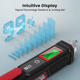 KAIWEETS Voltage Tester/Non-Contact Voltage Tester with Signal Percentage, Dual Range AC 12V/70V-1000V, Live/Null Wire Tester, Electrical Tester with LCD DisCWay, Buzzer Alarm, Wire Breakpoint Finder