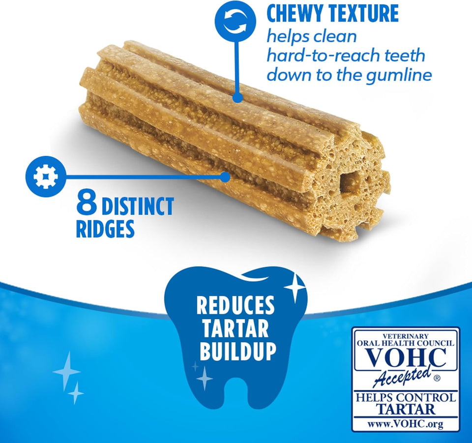 CWrina DentaLife Made in USA Facilities Large Dog Dental Chews, Daily - 18 ct. Pouch