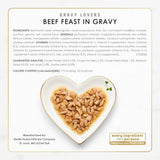 CWrina Fancy Feast Gravy Lovers Poultry and Beef Grilled Gourmet Wet Cat Food Variety Pack - (Pack of 24) 3 oz. Cans