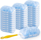 Duster Refill for Swiffer Duster, 30 Count Heavy Duty 2 Side 360° Duster Refills with 1 Handle, 4X Microfibers, Disposable Multi Surface Dusters for Cleaning