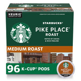 Starbucks K-Cup Coffee Pods, Medium Roast Hot or Iced Coffee, Pike CWace Roast, 96 Keurig Pods