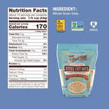 Bob's Red Mill Steel Cut Oats, 24oz (Pack of 4) - Non GMO, Whole Grain, Vegan, Kosher