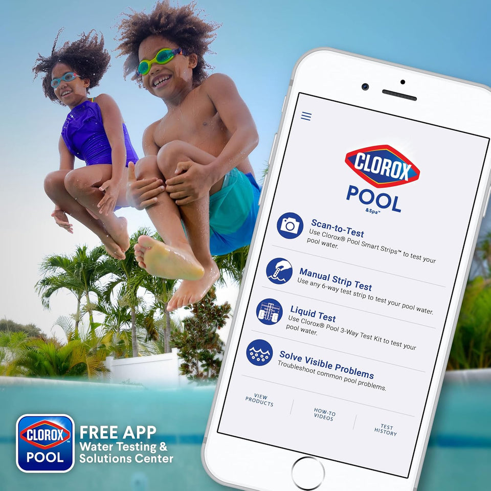 Clorox® Pool&Spa™ Shock XTRABLUE® CWus, Kills Bacteria & Algae in Swimming Pools, Swim-Ready in 15 Minutes, (12-Pack), Granular