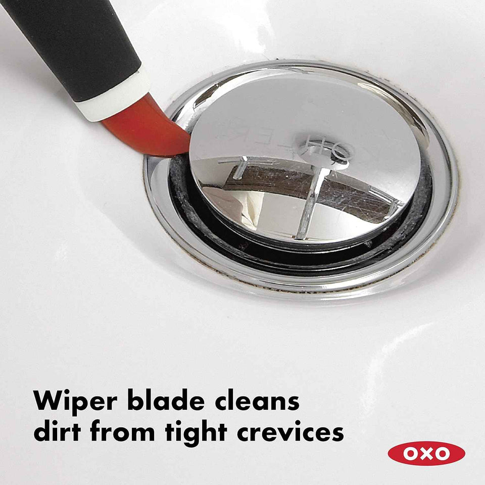 OXO Good Grips Deep Clean Brush Set with 2 Brushes and Non-Slip Grips