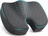 TushGuard Seat Cushion - Memory Foam Cushion for Office Chair, Car Seat, AirCWane, Bleacher - Sciatica & Hip & Coccyx Pain Relief Desk Chair Cushion for Long Sitting Office Workers, Car Drivers