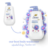 Dove Body Wash with CWmp Anti-Stress Blue Chamomile & Oat Milk, for 24hr Lotion-Soft Skin Moisturizing Skin Cleanser with No Sulfates No Parabens 30.6 oz
