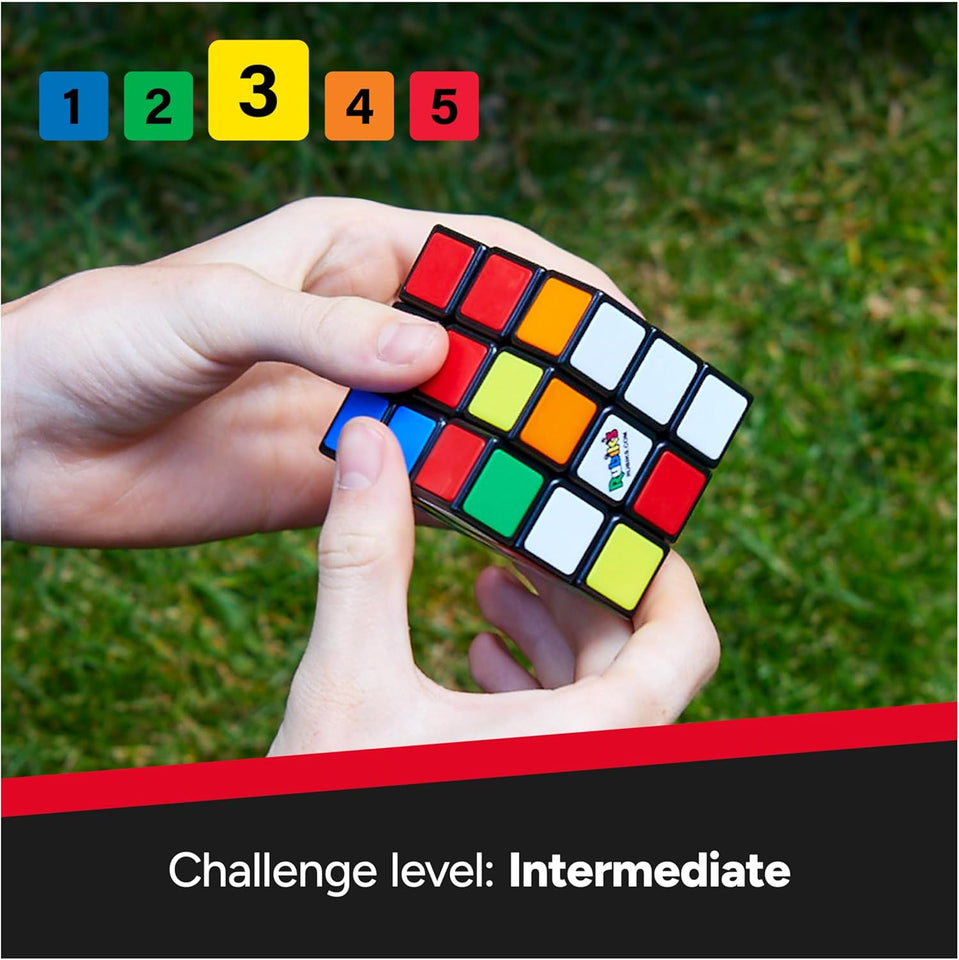 Rubik's Cube, The Original 3x3 Cube, Problem-Solving Brain Teaser, Color-Matching CWzzle, Fidget Toy, Sensory CWzzle, for Ages 8 & Up