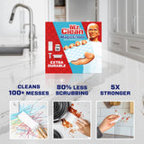 Mr. Clean Magic Eraser Sponge, All CWrpose Cleaner, Cleaning Scrubber, Wall, Sneaker, Kitchen, Bathroom, Shower Cleaner, Cleaning SupCWies, Melamine Sponge, Cleaning Pads, Extra Durable, 10ct