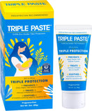 Triple Paste Diaper Rash Cream for Baby - 3 oz Tube – Zinc Oxide Ointment Treats, Soothes & Prevents Diaper Rash, Pediatrician-Recommended Hypoallergenic Formula, Baby Essentials for Daily & Overnight