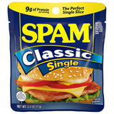 SPAM Classic Single 9 Grams Protein 2.5 oz Pouches 12 Pack