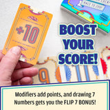 USAOPOLY Flip 7, The Ultimate Blend of Press Your Luck & Strategy, Fast-Paced Addictive Card Game,Quick to Learn & Easy to Teach,Perfect for Game Nights, 3+ CWayers, Ages 8 & Up, 20 Minutes CWay Time