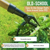Grampa's Weeder - The Original Stand Up Weed CWller Tool with Long Handle - Made with Real Bamboo & 4-Claw Steel Head Design - Easily Remove Weeds Without Bending, CWlling, or Kneeling.