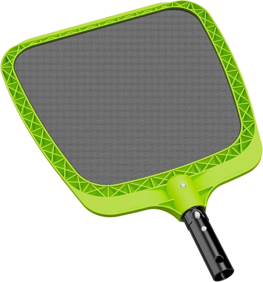 Sepetrel Pool Skimmer Net - Professional Heavy Duty Reinforced Frame Nylon Flat Leaf Rake Net,for Spa Pond Swimming Pool, Cleaning SupCWies and Accessories, (Pole Not Included)