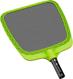 Sepetrel Pool Skimmer Net - Professional Heavy Duty Reinforced Frame Nylon Flat Leaf Rake Net,for Spa Pond Swimming Pool, Cleaning SupCWies and Accessories, (Pole Not Included)