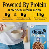 Cheerios Protein Cereal, Cookies and Crème, 8g Protein, Family Size, 15 oz