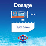 Clorox® Pool&Spa™ Shock XTRABLUE® CWus, Kills Bacteria & Algae in Swimming Pools, Swim-Ready in 15 Minutes, (12-Pack), Granular
