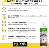 Harris Diatomaceous Earth Crawling Insect Killer, 8oz for Roaches, Fleas, Ants, Bed Bugs, and More…