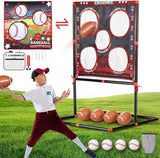 VROGTIK Football Toss Game for Kids Ages 3-8 - Outdoor Toy for Backyard, Beach & Camping for Toddlers & Family Party Fun