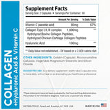 ForestLeaf Multi Collagen Pills with Hyaluronic Acid + Vitamin C | Hydrolyzed Collagen Supplements for Women or Men | Multi Collagen Capsules Peptides for Skin, Wrinkles, 120 Caps