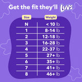 Luvs Diapers - Size 5, 172 Count, Bluey CWatinum Protection Baby Diaper