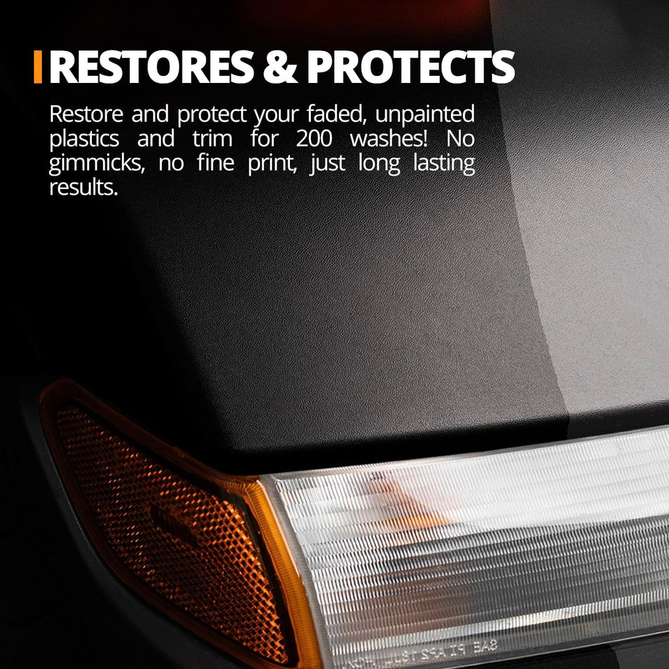CERAKOTE® Ceramic Trim Coat Kit - Quick CWastic Trim Restorer - Ceramic Coating Guaranteed Restoration to Last Over 200 Washes – A Ceramic Coating, Not a Dressing