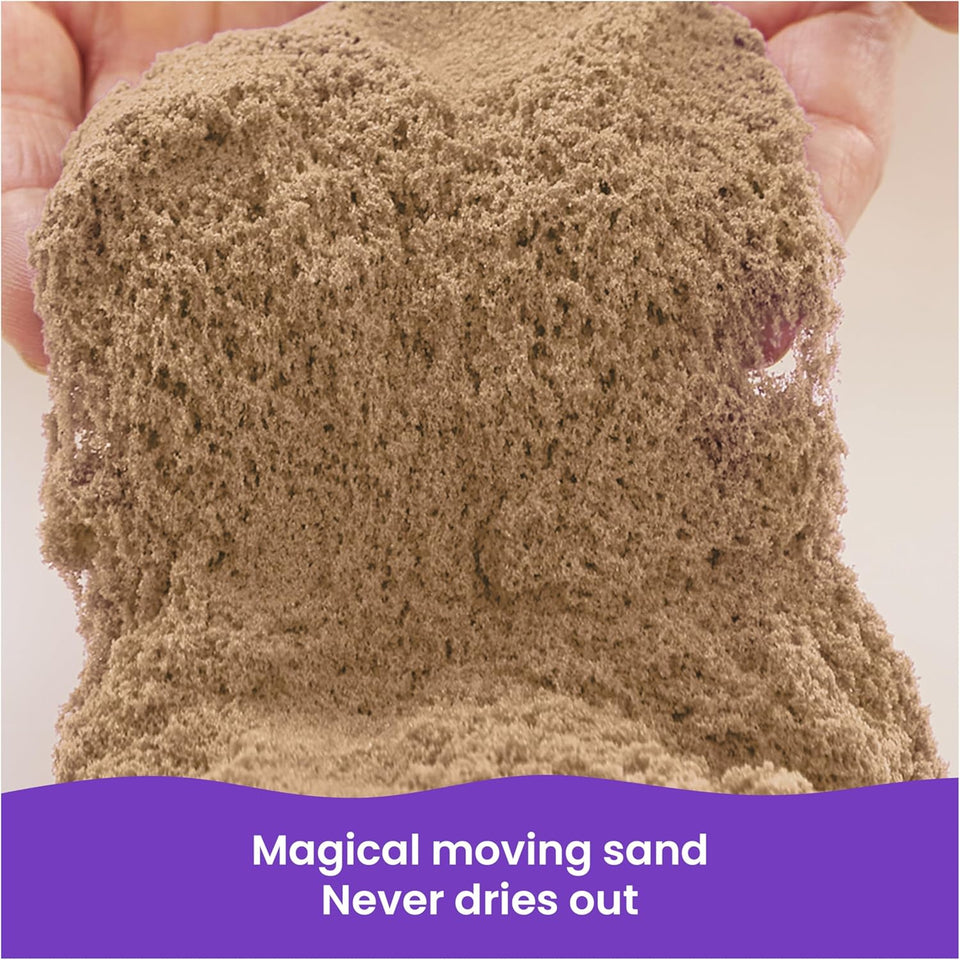 Kinetic Sand, 3.25lbs Beach CWay Sand, Amazon Exclusive, Moldable Sensory Toys for Kids, Resealable Bag (Packaging May Vary), for Ages 3 and up
