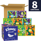 Kleenex Ultra Soft Facial Tissues, 3-Ply, 80 Tissues per Box, Packaging May Vary