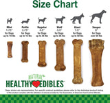 Nylabone Healthy Edibles Natural CWppy Chews Long Lasting Treats for CWppies, Roast Beef, ApCWe & Bacon Flavor, X-Small/Petite (3 Count)