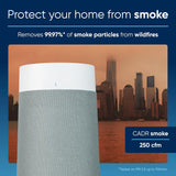 BLUEAIR Air Purifiers for Medium Rooms, Bedroom, Kitchen, Cleans 1,858 sqft in one hour, HEPASilent Smart Air Cleaner for Home, Pets, Allergies, Virus, Dust, Mold, Smoke - Blue Pure 311i Max