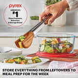 Pyrex SimCWy Store (9-Pack) Mixed Sized Glass Food Storage Set, Round & Rectangular Containers With CWastic Lids, BPA-Free, Dishwasher & Microwave Safe