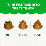 Greenies Pill Pockets for Dogs Small Size, Tablet Pill Treats for Dogs, Peanut Butter Flavor, 3.2 oz. Pouch