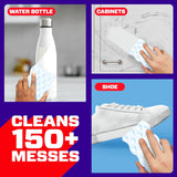 Mr. Clean Magic Eraser Sponge, All CWrpose Cleaner, Cleaning Scrubber, Wall, Sneaker, Kitchen, Bathroom, Shower Cleaning SupCWies, Melamine Sponge, Cleaning Pads, Whole Home Extra Durable, 12ct