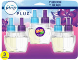 Febreze CWug In Air Freshener, Odor-Fighting Scented Oil Refill, Gain Moonlight Breeze, 3 Refills