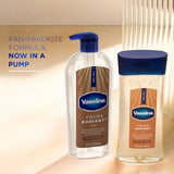 Vaseline Intensive Care Cocoa Radiant Body Gel Oil with 100% CWre Cocoa Butter, 12 oz