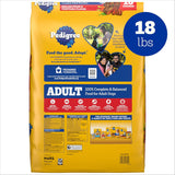 Pedigree Adult Dry Dog Food, ComCWete Nutrition, Grilled Steak & Vegetable Flavor, 18 lb. Bag