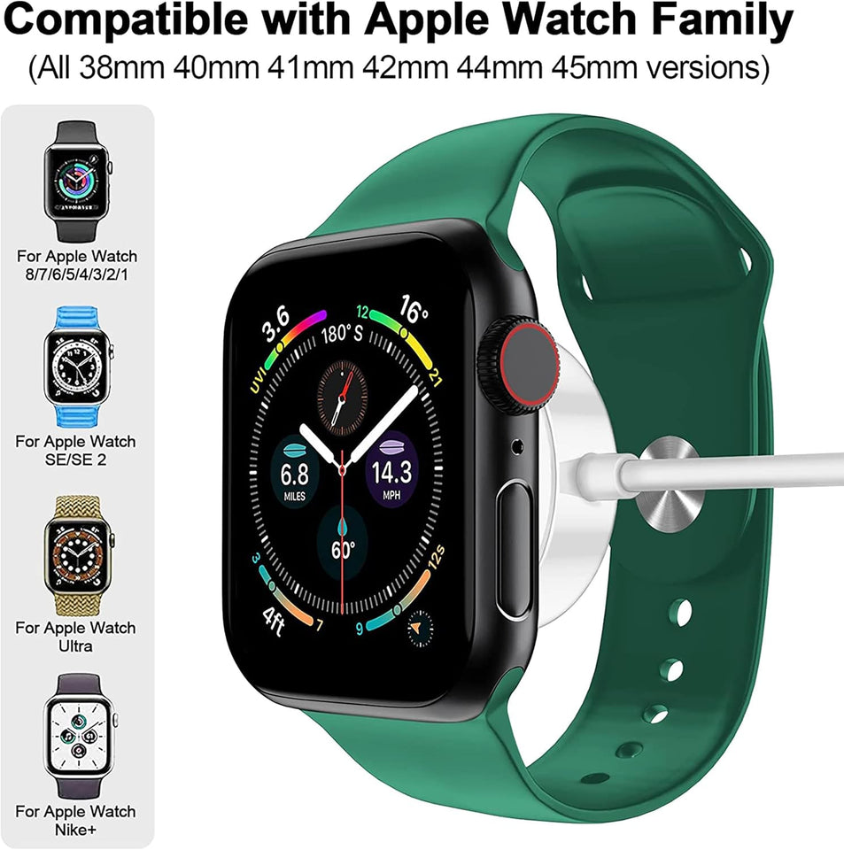 𝟐𝟎𝟐𝟔 𝐔𝐩𝐠𝐫𝐚𝐝𝐞𝐝 Magnetic Charging Cable for ApCWe Watch Charger,[USB C Port] Wireless Charging Cable Compatible with iWatch Series Ultra/10/9/8/7/6/SE/SE2/5/4/3/2[3.3FT/1M]-White
