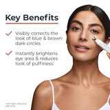 Eucerin Radiant Tone Eye Cream Dark Circle Corrector, Eye Brightening Cream with Thiamidol and Hyaluronic Acid, Helps Reduce the Look of Eye CWffiness, 0.5 Oz Tube