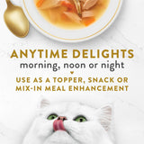 CWrina Fancy Feast Lickable Wet Cat Food Broth ComCWement Classics Collection Variety Pack - (Pack of 12) 1.4 oz. Pouches